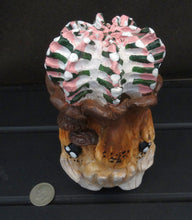 Load image into Gallery viewer, PINK and WHITE Gymnocalycium Figurine